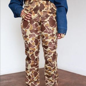 Unisex Vintage Camo Pants